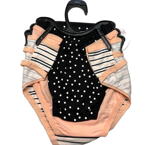 New 3 Pack of Nobo Cotton Cheeky Panties Size XS Stripes, pink, Dots - Picture 4 of 4